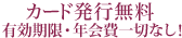 カード発行手数料100円